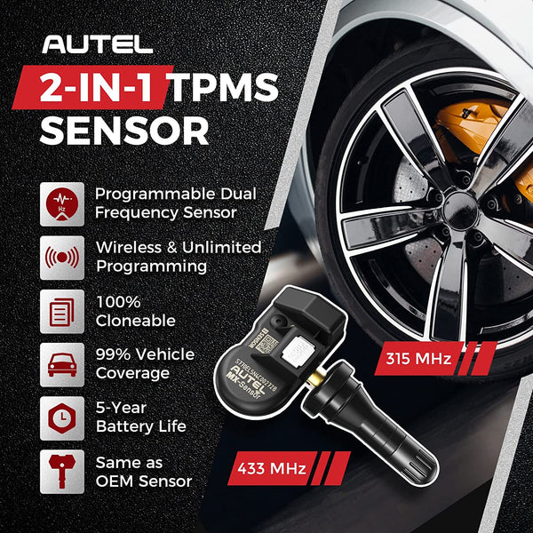 Autel TPS218 Tire Pressure Sensor Reader – AutelGlobal.Store